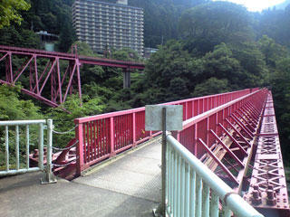 宇奈月温泉の鉄橋